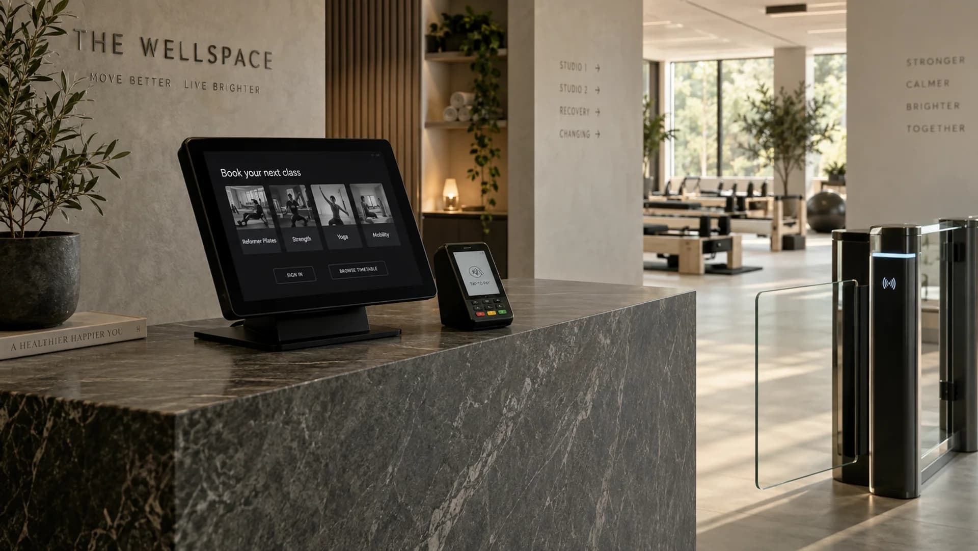 Illustrative technology environment for Wellness